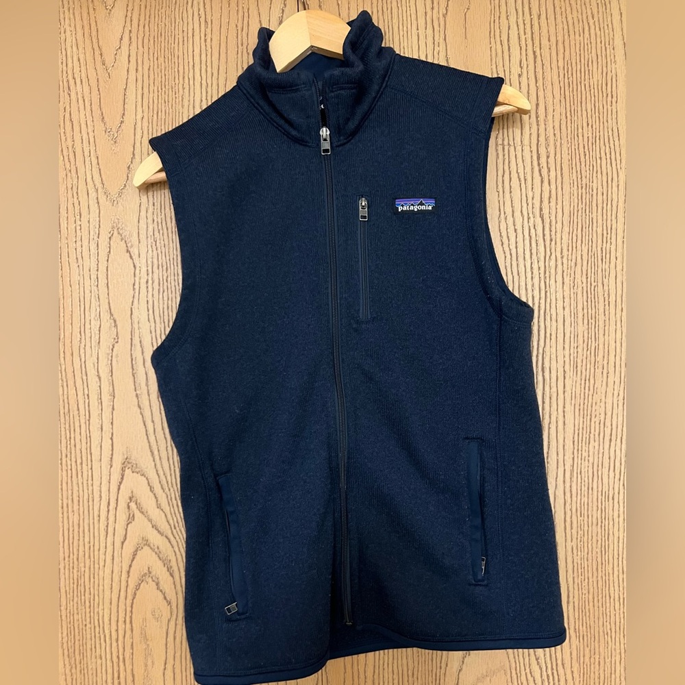 Patagonia Navy Fleece Vest - Picture 1 of 11